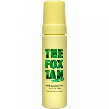 The Fox Tan Rapid Banana Whip 200ml Natural Tanning Lotion and Accelerator