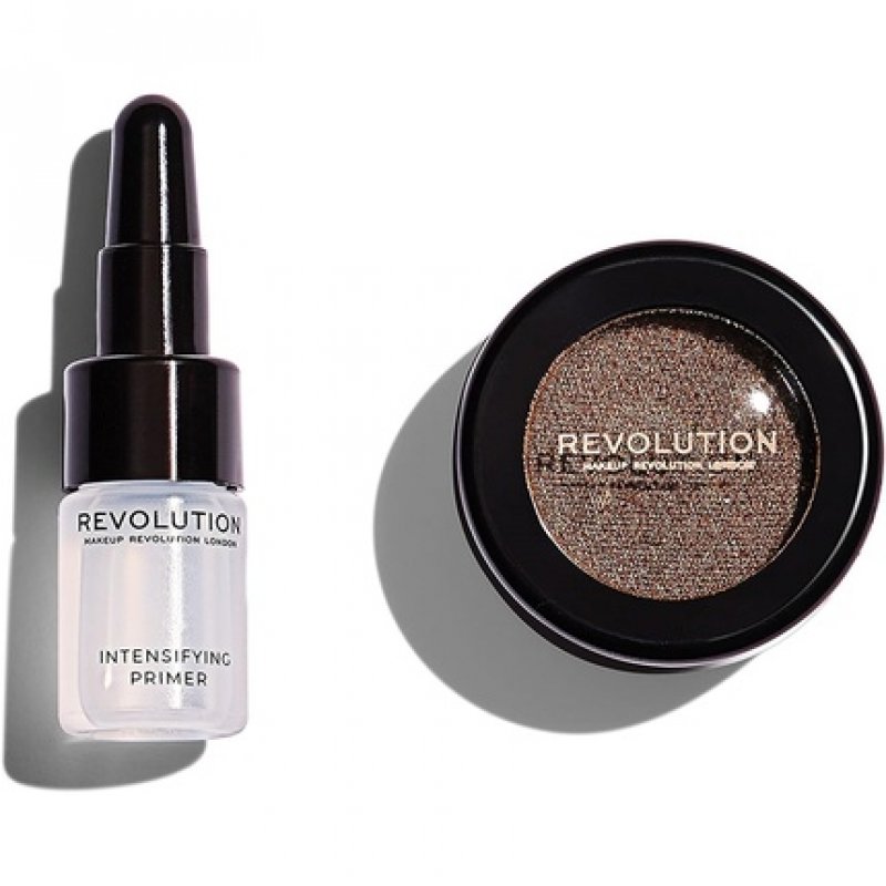 Makeup Revolution Flawless Foils Overcome Metallic Eyeshadow 2g & Intensifying Primer 2ml