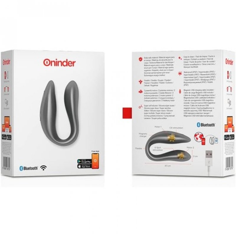 ONINDER G-Spot and Clitoral Stimulator Black - The Social Network of Erotic Toys