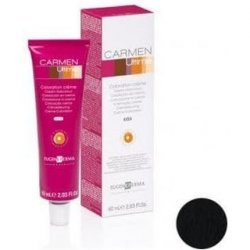 Eugene Perma Carmen Ultime Permanent Coloration Cream Hair Color 60ml - 03.10 Intense Blue Dark Brown