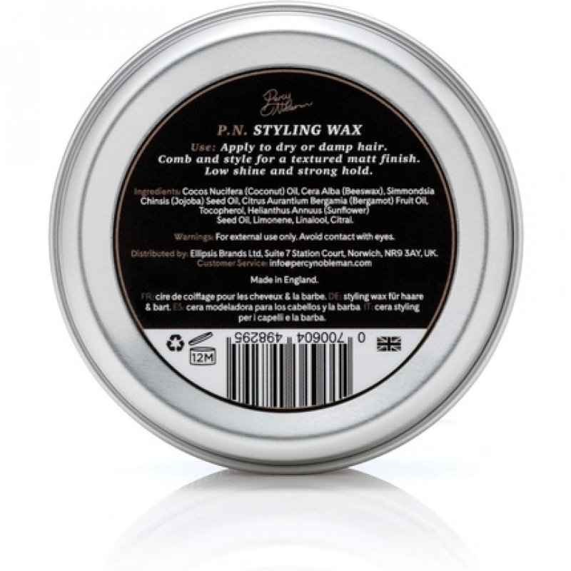 Percy Nobleman Gentleman's Styling Wax 50ml