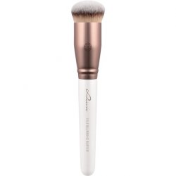 Luvia Blurring Buffer Foundation Makeup Brush for Light and Even Blending Vegan Cosmetic Brush Pearl/Coffee