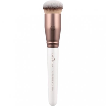Luvia Blurring Buffer Foundation Makeup Brush for Light and Even Blending Vegan Cosmetic Brush Pearl/Coffee