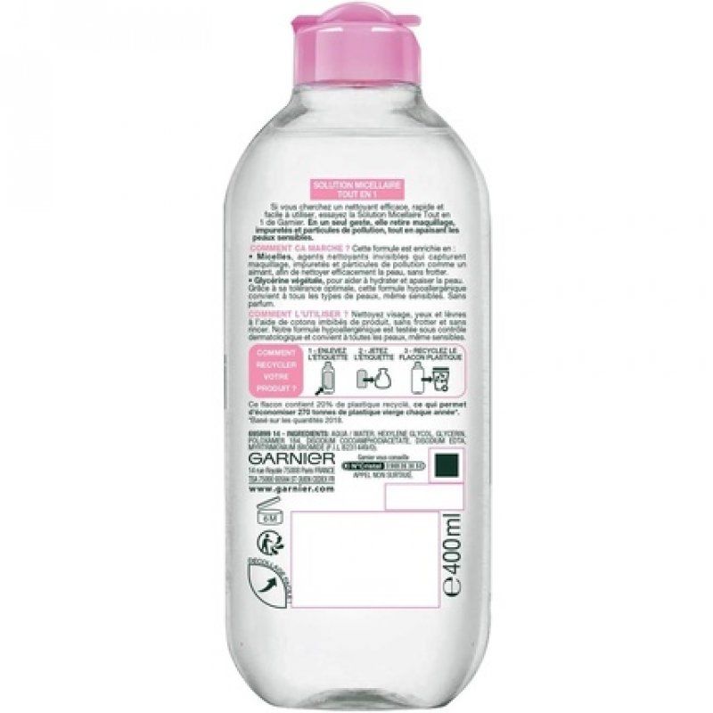 Garnier Skin Active Solution Micellare All In 1 Sensitive Skin 400ml