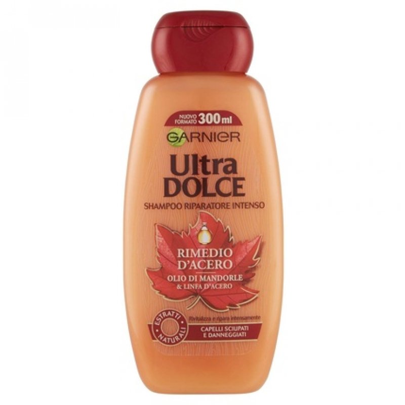 Garnier Ultra Dolce Shampoo with Almond Oil and Maple Syrup, 300ml