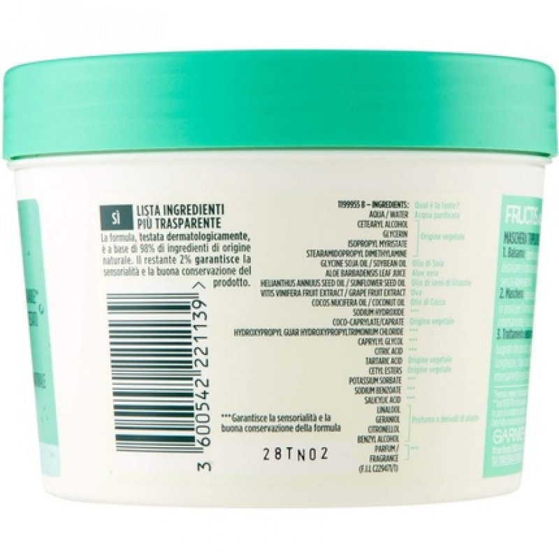 Hair Food Aloe Vera 3 In 1 Hair Mask for Damaged Hair 390ml