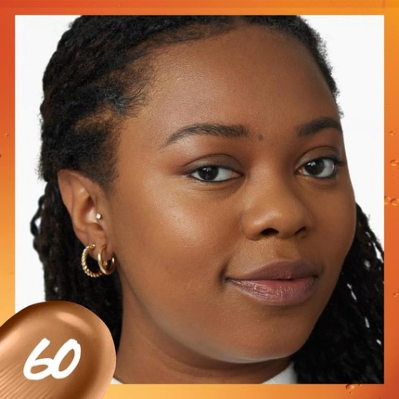 Maybelline Super Stay Skin Tint Foundation with Vitamin C Long-Lasting up to 24H Vegan Formula Shade 60 30ml