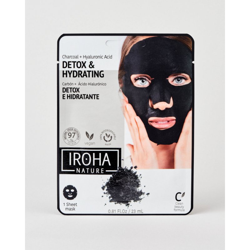 Iroha Nature Charcoal Detox Sheet Mask