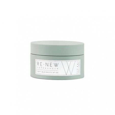Re-New Copenhagen Mud Paste Hair Wax 100ml Vegan Hair Styling Wax for Men and Women
