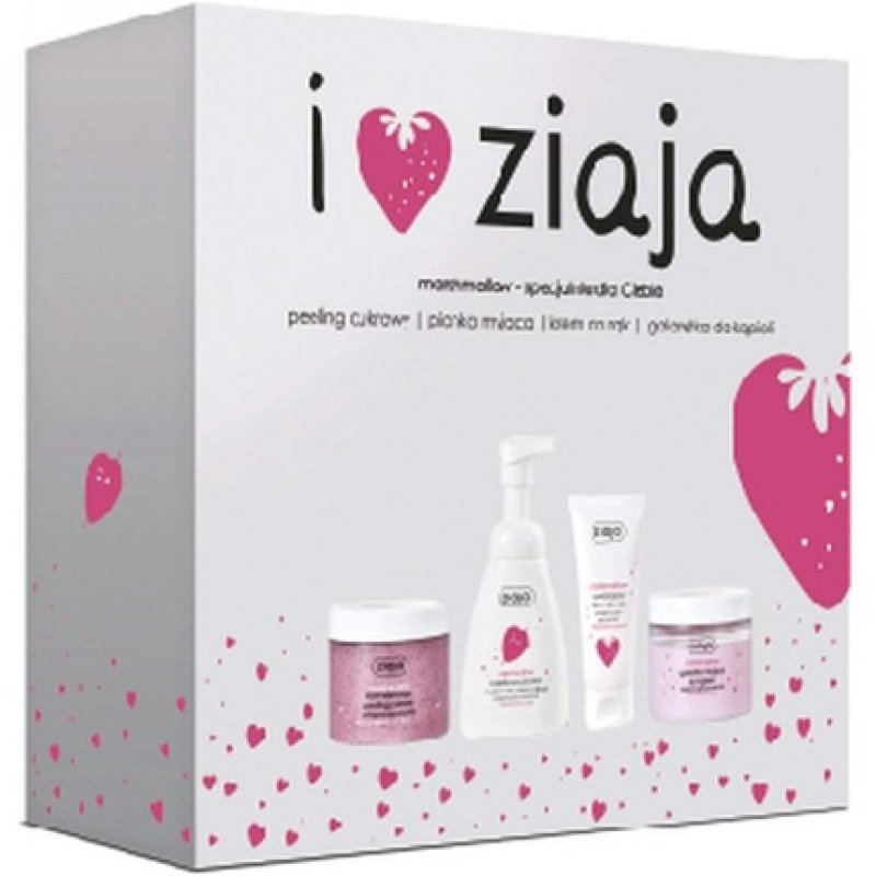 Gift Set Face Care Day Cream Night Cream Day Cream Shower Gel Marshmallow Set