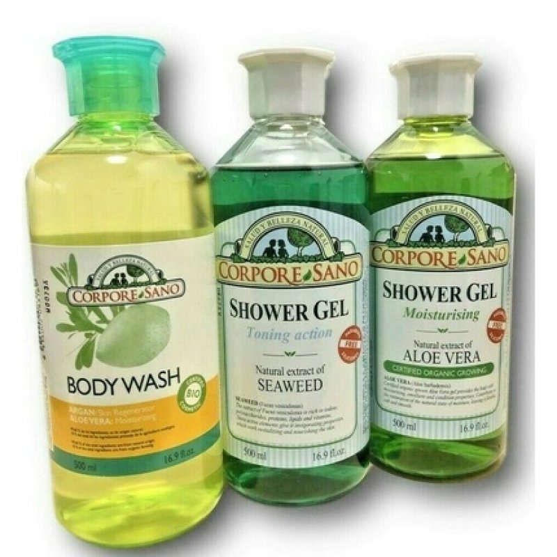 Corpore Sano Shower Gel Body Wash No Parabens Silicones Certified Bio Extract