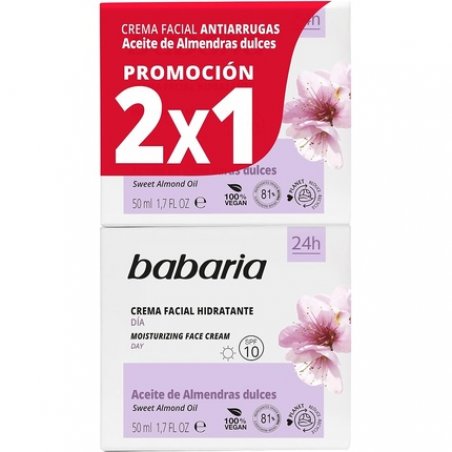 Babaria Almond Anti-Wrinkles Face Cream - Pack of 2