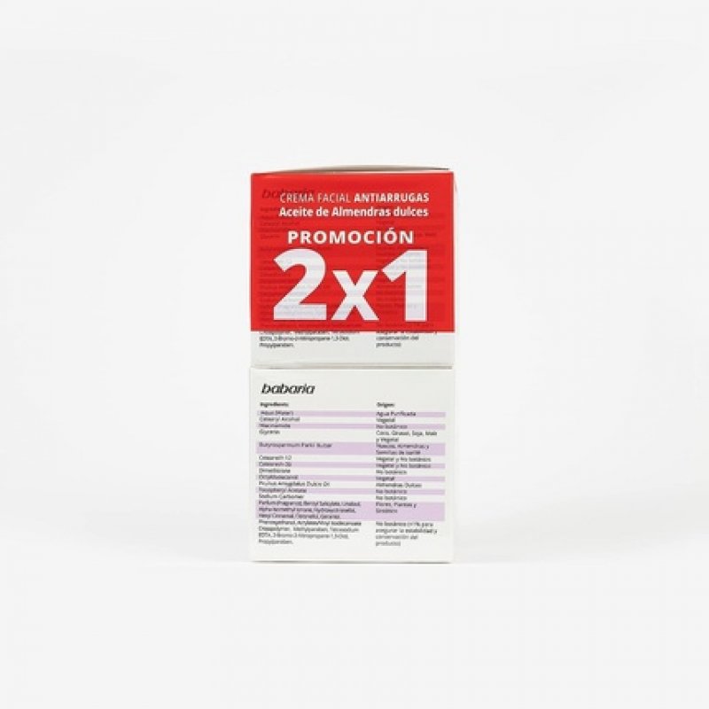 Babaria Almond Anti-Wrinkles Face Cream - Pack of 2
