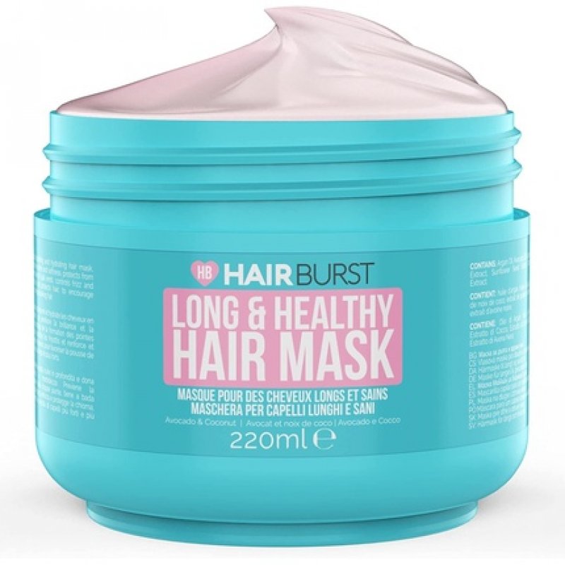 Hair Burst Hydrating Hair Mask with Avocado Oil, Coconut & Black Oat Extract 220ml