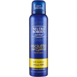 Neutro Roberts Men's Deodorant Spray 150ml Dry Amber Essence