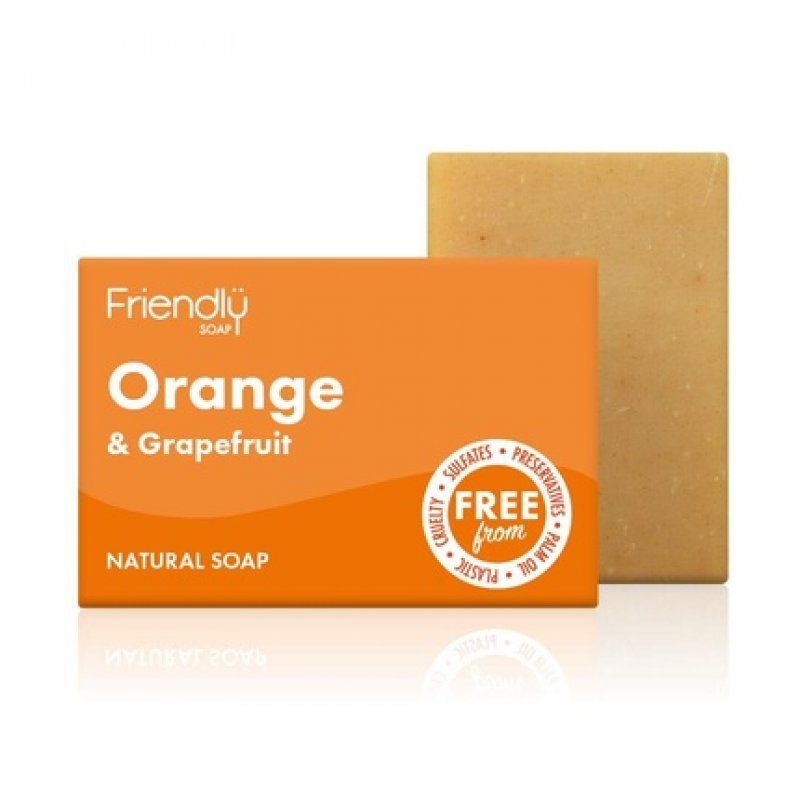Friendly Soap Natural Handmade Orange and Grapefruit Soap