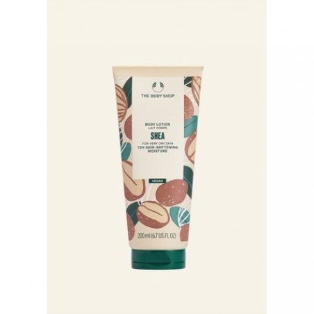 The Body Shop Shea Body Lotion for Very Dry Skin 72H Skin-Softening Moisture Vegan 200ml