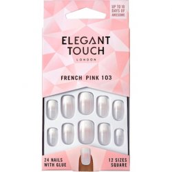 Elegant Touch French Nails 103 French Pink 24 Count