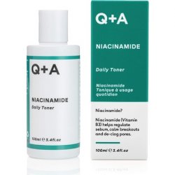 Q A Niacinamide Daily Toner Calming Breakouts and De-Clogging Pores 100ml
