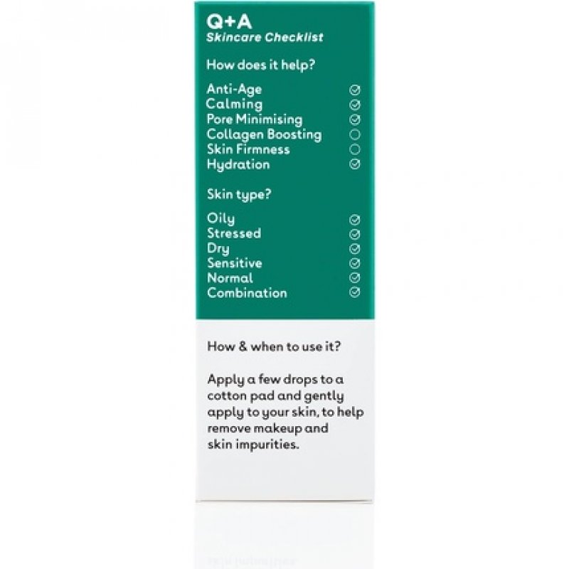 Q A Niacinamide Daily Toner Calming Breakouts and De-Clogging Pores 100ml