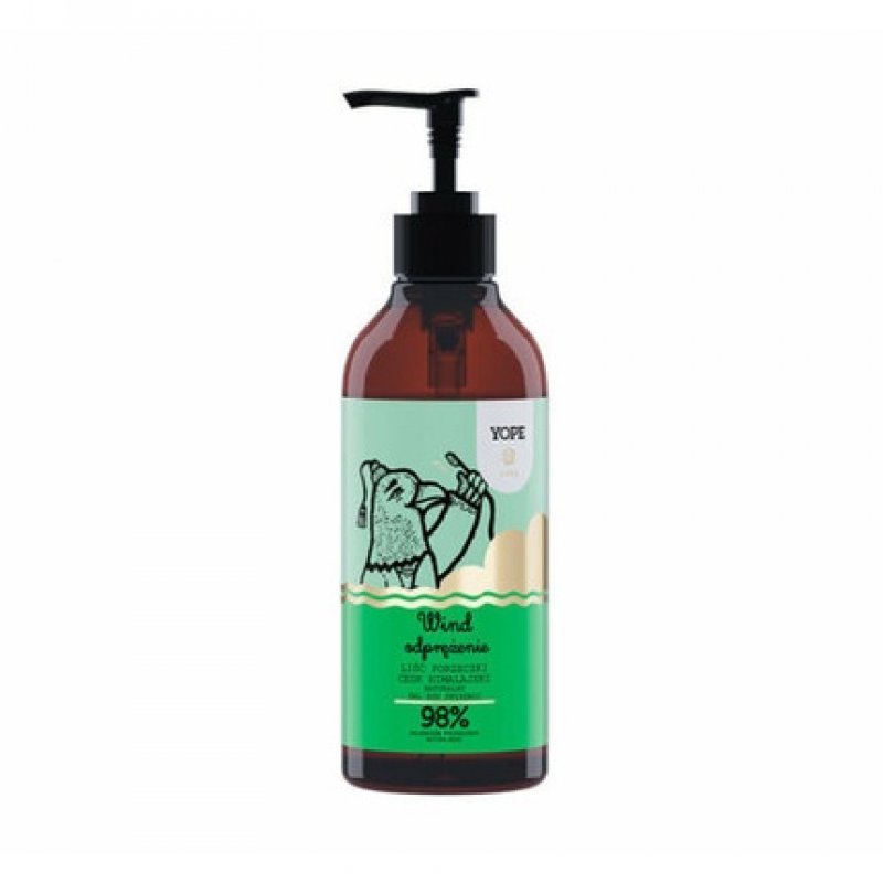YOPE Soul Wind Relaxing Natural Shower Gel Himalayan Cedar 400ml