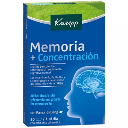Kneipp Memory and Concentration 30 Capsules