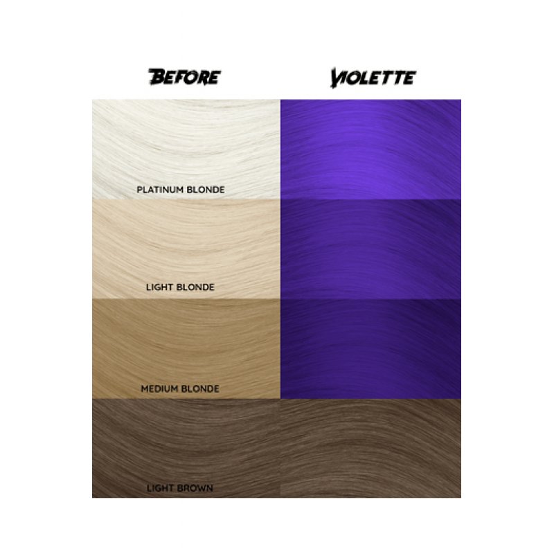 Renbow Crazy Color Semi Permanent Hair Color Cream Violette No.43 100ml