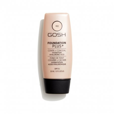 Gosh Copenhagen Foundation Plus Cover and Conceal SPF15 002 Ivory 30ml