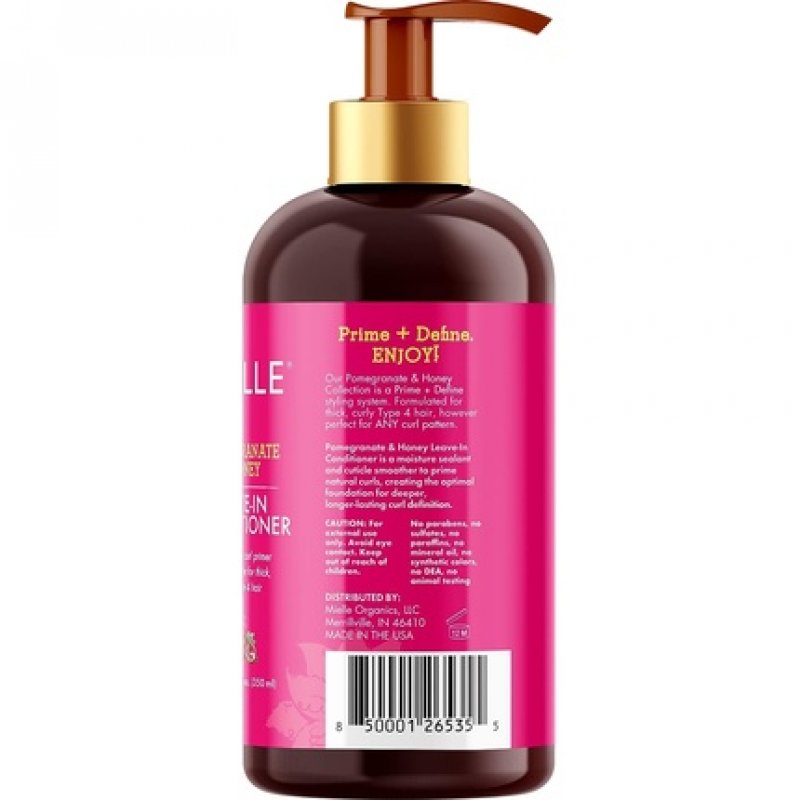 Mielle Organics Pomegranate & Honey Leave-In Conditioner for Type 4 Hair 12 Ounces