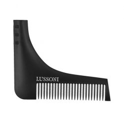 T4B LUSSONI BC 600 Barber Comb for Cutting and Styling Beard - Plastic