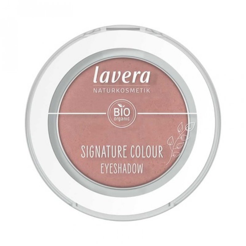 lavera Signature Colour Eyeshadow Dusty Rose 01 with Organic Almond Oil and Vitamin E - Vegan and Matte - Intense Color