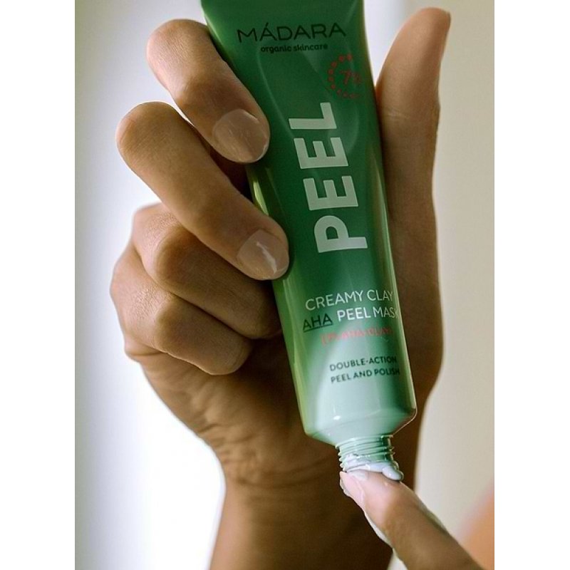 MÁDARA Peel Creamy Clay AHA Peel Mask 60ml
