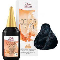 Wella Colour Fresh Semi-Permanent Hair Colour No. 2/0 Black 75ml
