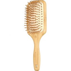 Olivia Garden Bamboo Touch Brush Eco-conscious Bamboo Detangle Massage Hair Brush Size L Beige/Brown