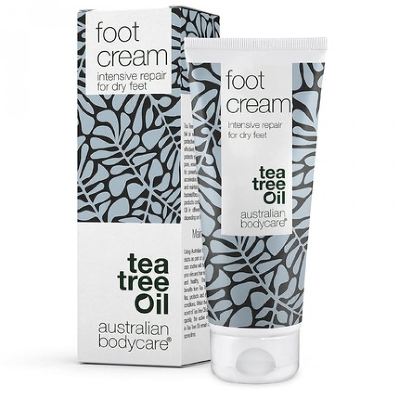 Foot Cream for Women and Men for Calluses and Foot Sweat 100ml with Australian Tea Tree Oil