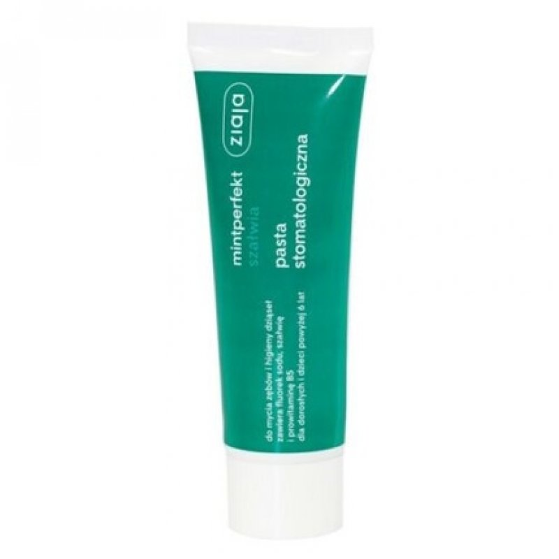 ZIAJA Provitamin B5 Sage Mint Toothpaste 75ml - Original Blitz DPD