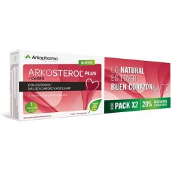 Arkopharma Arkosterol Plus Red Yeast Rice Q10 Natural Solution for Cholesterol Control 60 Capsules
