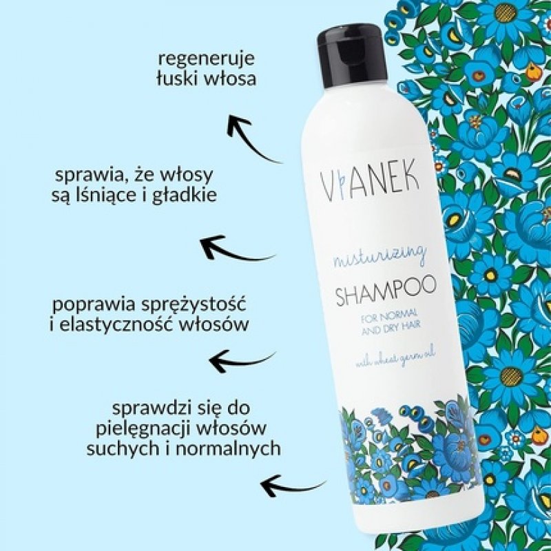 VIANEK Moisturizing Shampoo for Dry and Normal Hair 300ml