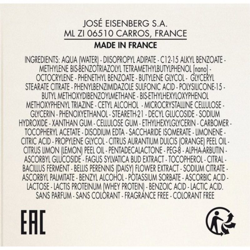 Pure White by Eisenberg Day Cream SPF50 50ml