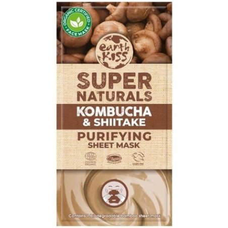 Earth Kiss Super Naturals Purifying Kombucha and Shiitake Sheet Mask