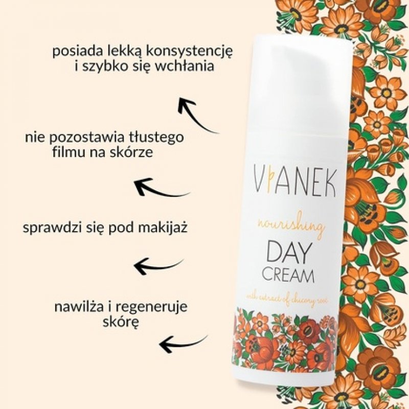 Sylveco Vianek Nourishing Face Cream for Day with Chicory Root Extract 50ml