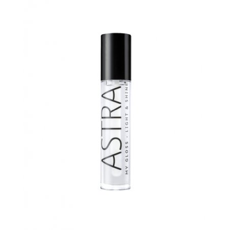Astra My Gloss Light & Shine, 01 - Crystal trasparente, 4.5 ml brillant à lèvres 4,5 ml