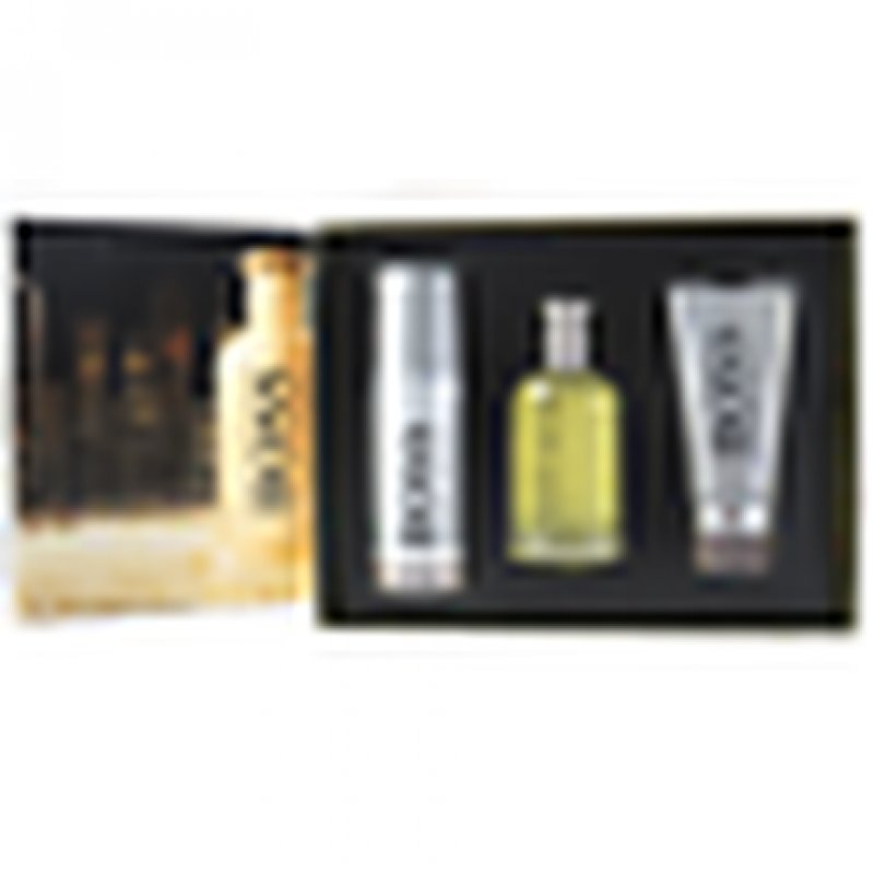 Hugo Boss Bottled Set 100ml EdT Spray 150ml Deo Spray 100ml Shower Gel