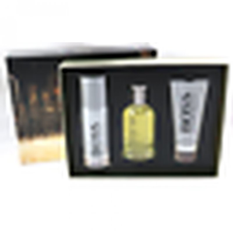 Hugo Boss Bottled Set 100ml EdT Spray 150ml Deo Spray 100ml Shower Gel