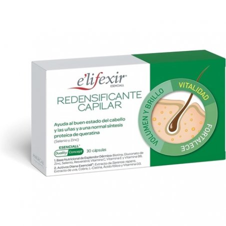 E'lifexir Essential Hair Redensifier 30 Capsules for Regrowth and Healthy Hair