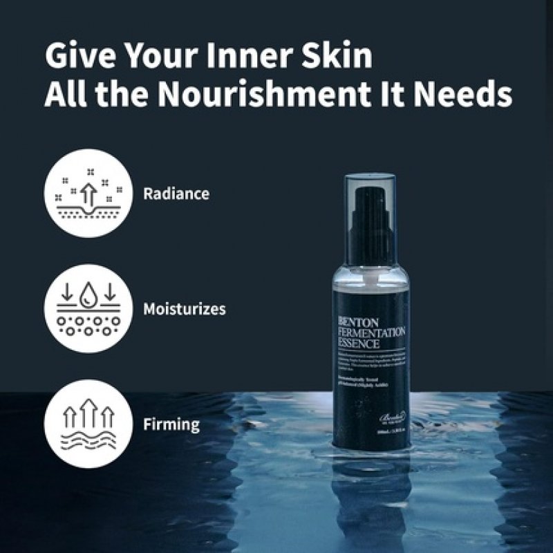 BENTON Fermentation Essence Skin Care 3.38 fl.oz. Galactomyces Bifida Lactobacillus Collagen Tone Balancing Skin