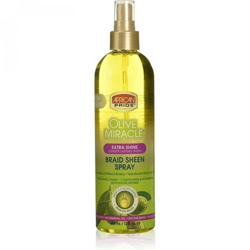 African Pride Braid Sheen Spray Extra Shine 355ml