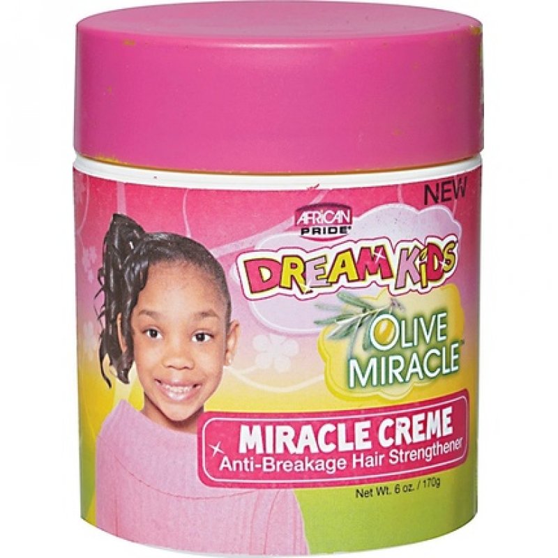 African Pride Dream Kids Olive Miracle Anti-Breakage Hair Strengthener Miracle Crème 170g/6oz