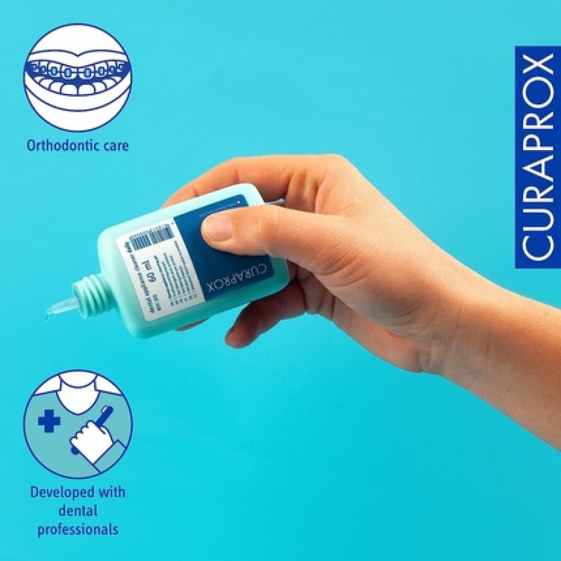 Curaprox BDC 100 Daily Dental Appliance Cleaner 60ml - Aligner, Retainer & Denture Cleaner Liquid