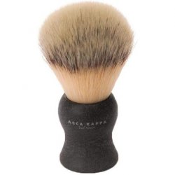 Acca Kappa Natural Black Synthetic Fiber Shaving Brush